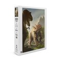 thumbnail image 1 of Triceratops Dinosaur (1000 Piece Puzzle, Size 19x27, Challenging Jigsaw Puzzle for Adults and Family, Made in USA), 1 of 4