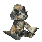 Triceratops Dinosaur 16in Hand Stuffed Plush Stuffed Animal