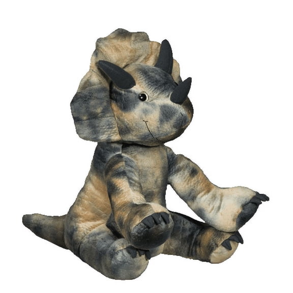 Triceratops Dinosaur (16in) Hand Stuffed Plush Stuffed Animal