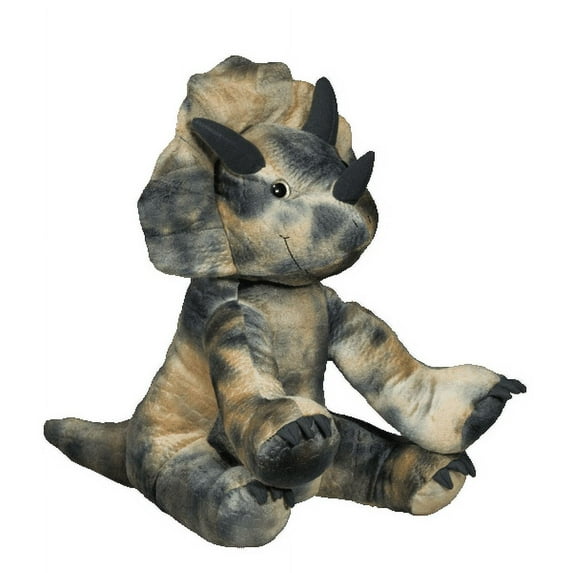 Triceratops Dinosaur (8in) Hand Stuffed Plush Stuffed Animal