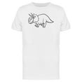 thumbnail image 1 of Triceratops Dinosaur Cartoon Tee Men's -Image by Shutterstock, 1 of 1