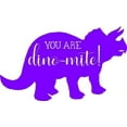 thumbnail image 1 of Triceratops Dinosaur Wall Decal - "You are dino-mite" Quote for Bedroom Walls - 20"x15" - Dino DÃ©cor for Boy's Room, 1 of 4