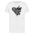 thumbnail image 1 of Triceratops Head With Triangle T-Shirt Men -Image by Shutterstock, Male 4X-Large, 1 of 4