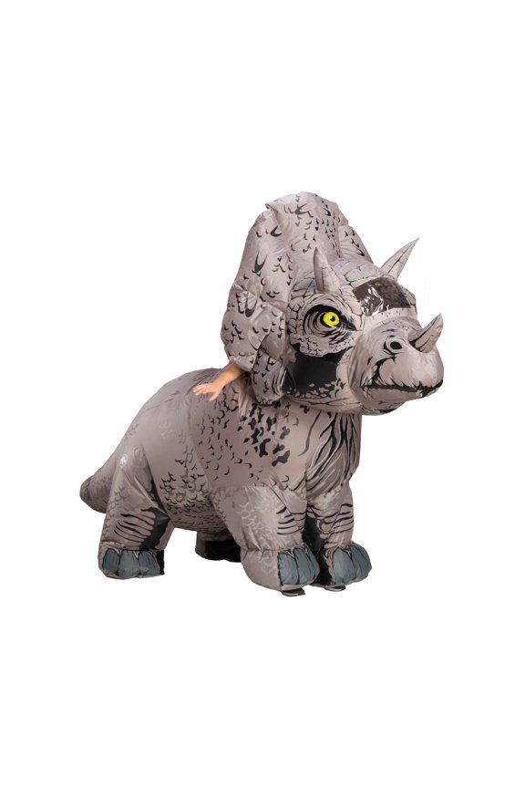 Triceratops Dinosaur Inflatable Costume for Adults, Unisex One Size