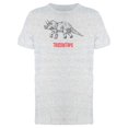 thumbnail image 1 of Triceratops Red Caption Tee Men's -Image by Shutterstock, 1 of 2