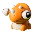 thumbnail image 1 of Triceratops Squishy Stress Toy with Pop-Out Eyes and Slow Rising Foam, Orange, for Kids and Adults, Sensory Squeeze Toy, 1 of 3