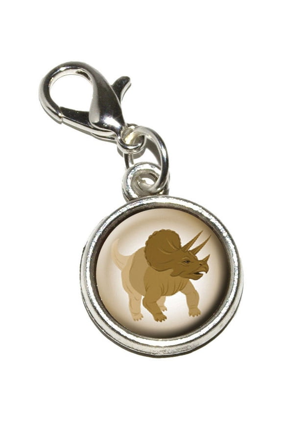 Triceratops - Three-horned Dinosaur Bracelet Charm