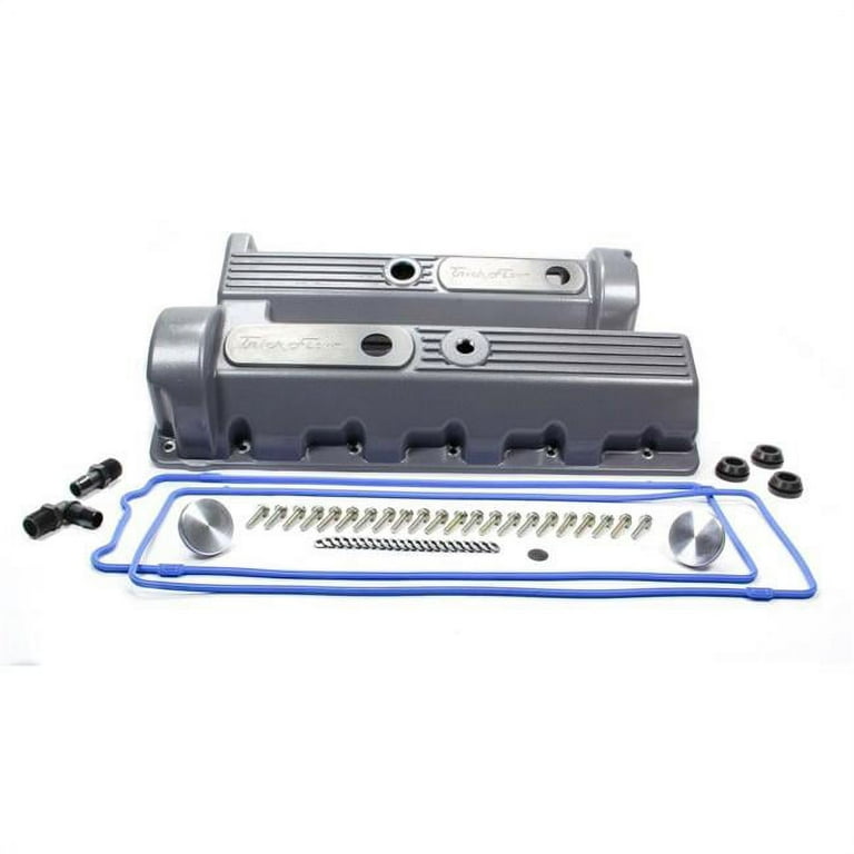 Trick Flow Valve Cover Kit Ford 4.6 Motor 11-Bolt Cast Aluminum Trick Flow Valve Cover Kit Ford 4.6 Motor 11-Bolt Cast Aluminum