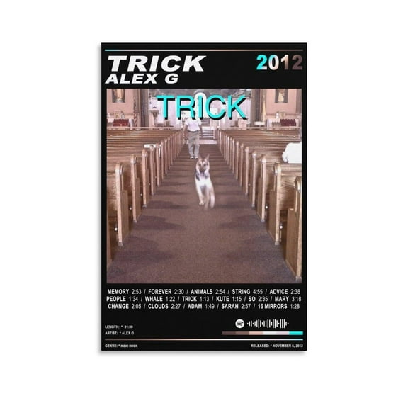 Trick Music Album Cover Alex G Posters Canvas Poster Wall Decorative Art Painting Living Room Bedroom Decoration Gift