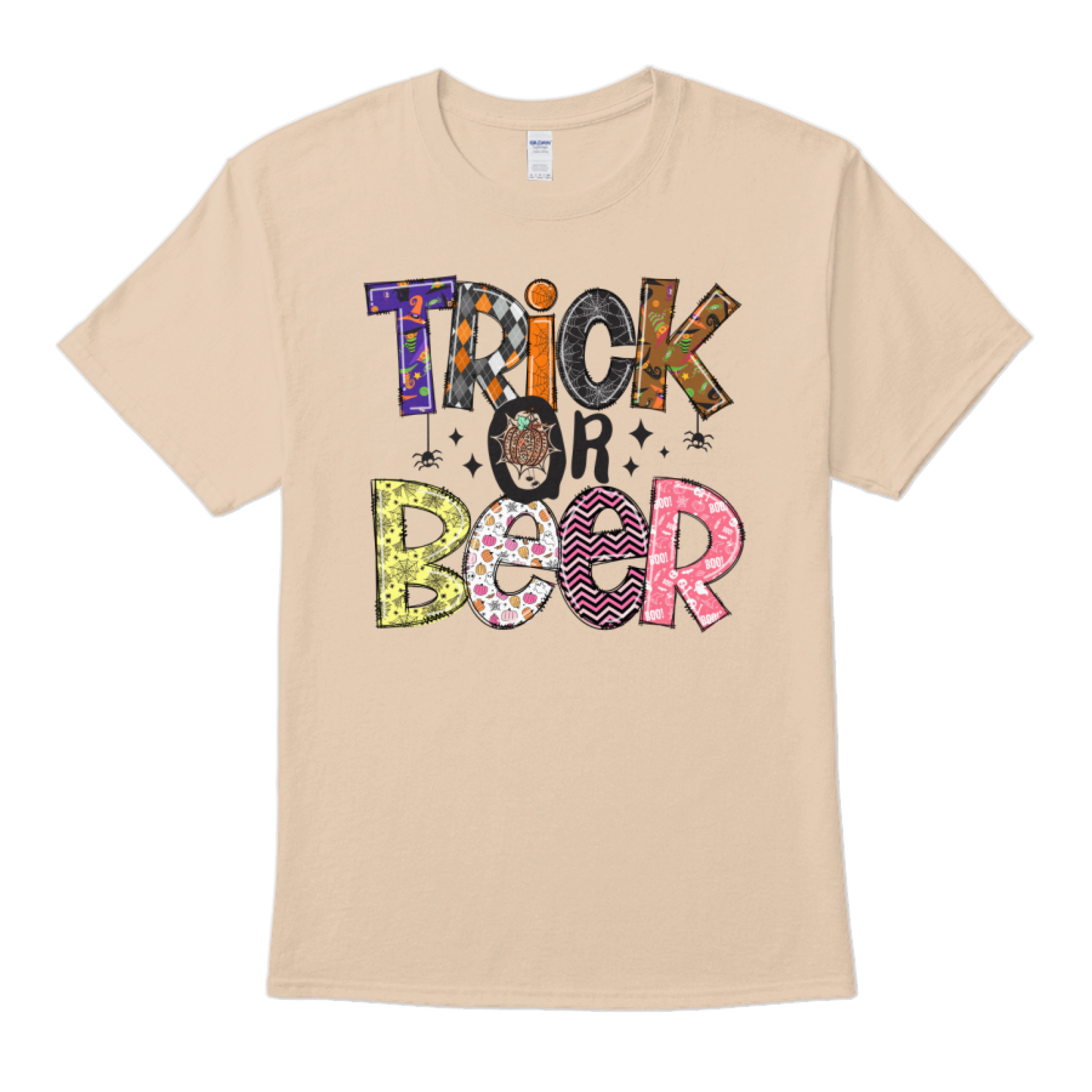 Trick Or Beer Funny Halloween Drinking Party Adult Humor Celebration