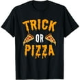thumbnail image 1 of Trick Or Pizza Funny Lazy Halloween Costume For Pizza Lovers T-Shirt, 1 of 4