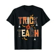 thumbnail image 1 of Trick Or Teach Retro Halloween Teacher Women Men Costume T-Shirt, 1 of 5