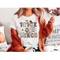 thumbnail image 1 of Trick Or Teach Shirt, Halloween Teacher TShirt,Crew Neck Short Sleeve Casual Tshirts For Women，Halloween Women Clothing, 1 of 9