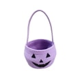 thumbnail image 1 of Trick Or Treat Basket Purple Woven Halloween Candy Bucket for Halloween Party Decor Holiday Gifting Halloween Decorations, 1 of 6