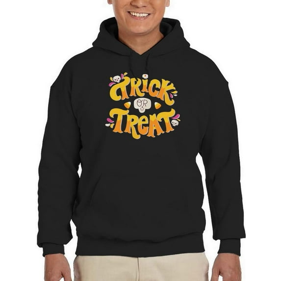 Trick Or Treat Candycorn Hoodie Men -Image by Shutterstock, Male x-Large