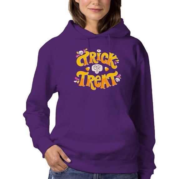Trick Or Treat Candycorn Hoodie Women -Image by Shutterstock, Female XX-Large