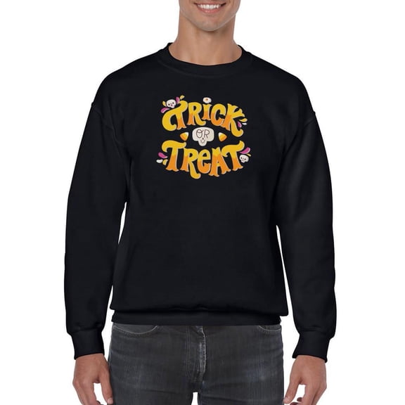 Trick Or Treat Candycorn Sweatshirt Men -Image by Shutterstock, Male XX-Large