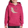 thumbnail image 1 of Trick Or Treat Dinosaur Hoodie Juniors -Image by Shutterstock,  x-Large, 1 of 4