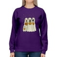 thumbnail image 1 of Trick Or Treat Dogs Sweatshirt Women -Fab Funky Designs, Female 4X-Large, 1 of 4