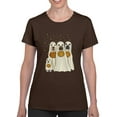 thumbnail image 1 of Trick Or Treat Dogs T-Shirt Women -Fab Funky Designs, Female Small, 1 of 4