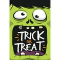 thumbnail image 1 of Trick Or Treat Green Monster 29 x 42 Large Halloween House Flag, 1 of 3