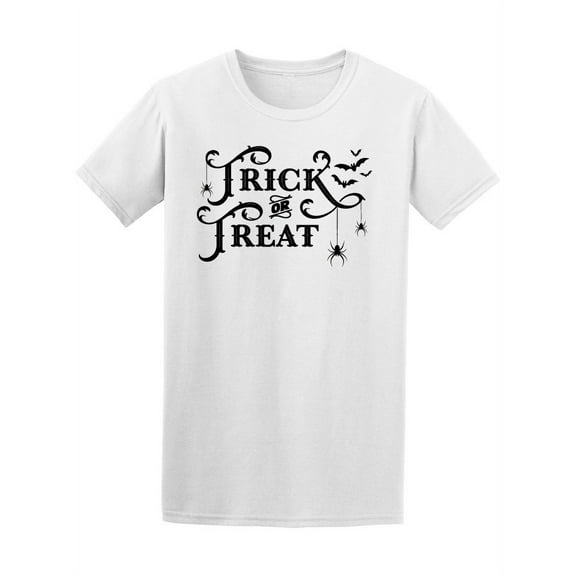 Trick Or Treat Halloween Spiders T-Shirt Men -Image by Shutterstock, Male 3X-Large
