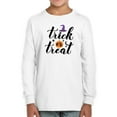 thumbnail image 1 of Trick Or Treat Pumpkin And Hat Long Sleeve Toddler -Image by Shutterstock,  3 Toddler, 1 of 4