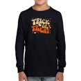 thumbnail image 1 of Trick Or Treat Retro Candycorn Long Sleeve Toddler -Image by Shutterstock,  2 Toddler, 1 of 4