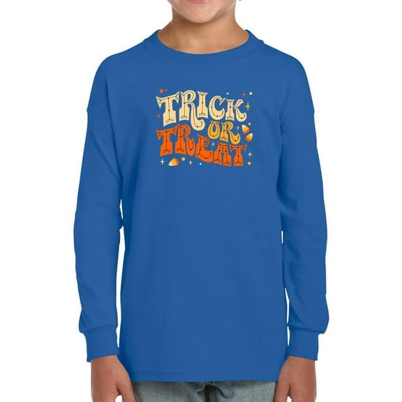 Trick Or Treat Retro Candycorn Long Sleeve Toddler -Image by Shutterstock,  5 Toddler