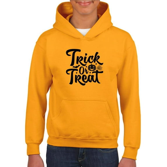 Trick Or Treat Spooky Style Hoodie Juniors -Image by Shutterstock, x-Large