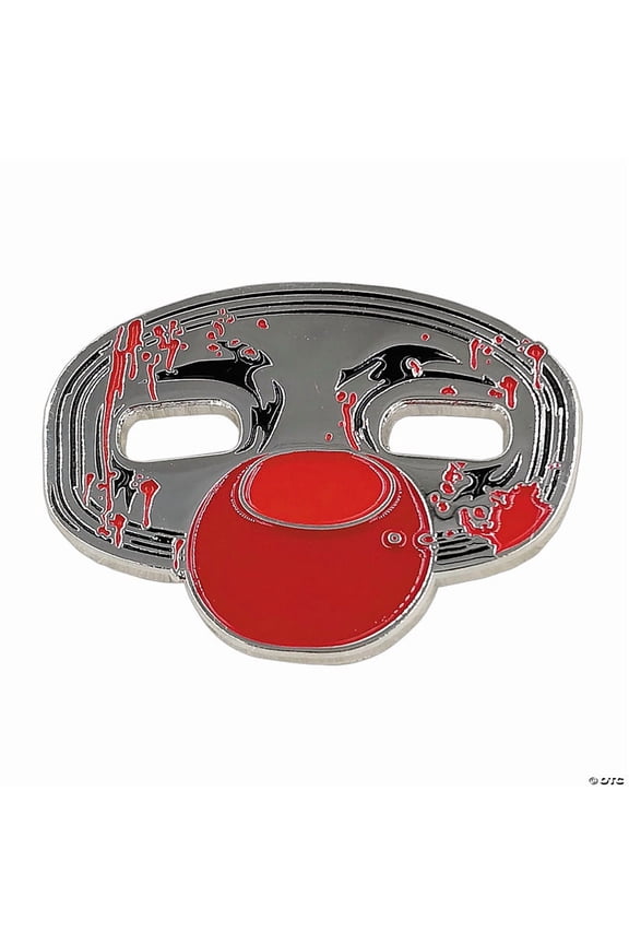 - 1 1/2" Halloween 4: The Return of Michael MyersT Jamie Lloyd Clown Mask Enamel Pin - One Size