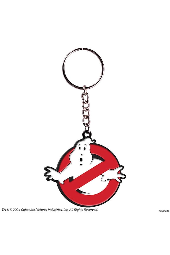 - 2" GhostbustersT No Ghost Symbol Full-Color Metal Keychain - One Size