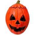 thumbnail image 1 of Trick Or Treat Studios Halloween III Season of The Witch Glow in The Dark Pumpkin Mask Orange, 1 of 2