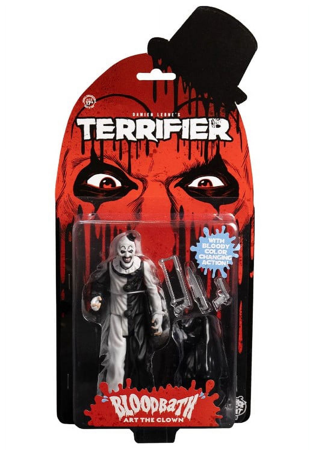 Trick Or Treat Studios- Terrifier Art The Clown Blood Bath 5 Inch Action Figure
