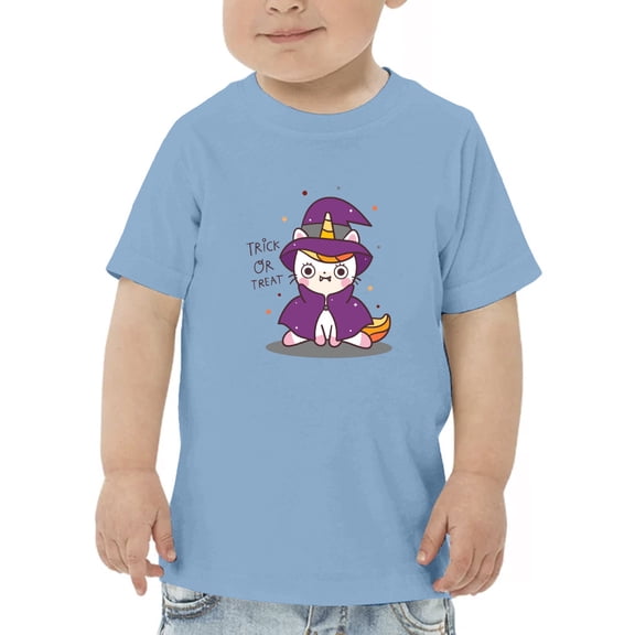 Trick Or Treat Unicorn Witch T-Shirt Toddler -Image by Shutterstock, 2 Toddler