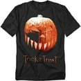 thumbnail image 1 of Trick R Treat T-Shirt Pumpkin Unisex Graphic Tee For Men & Women, 1 of 7