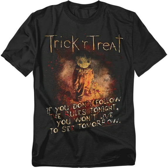 Trick R Treat T-Shirt Rules Unisex Graphic Tee For Men & Women