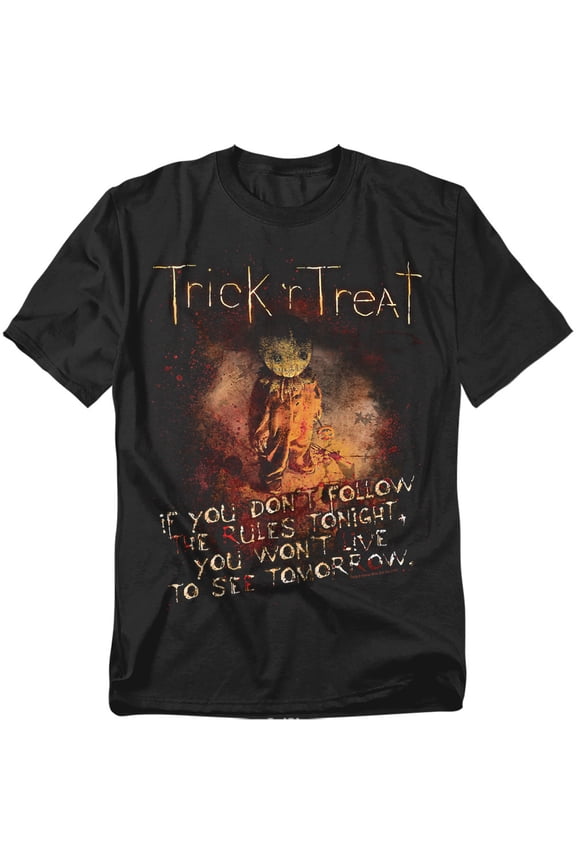 Trick R Treat T-Shirt Rules Unisex Graphic Tee For Men & Women