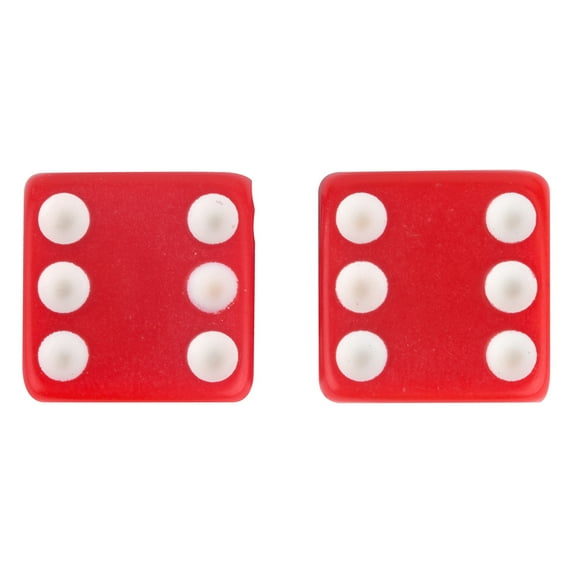 Trick Top Valve Caps Dice-Red