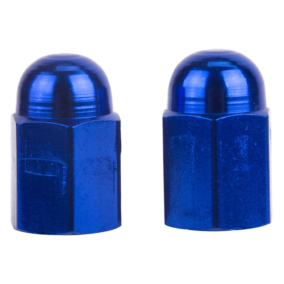 Trick Top Valve Caps Hex Dome Blue