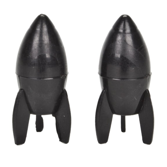 Trik Topz Valve Caps Presta Rockets Black PV