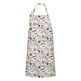 thumbnail image 1 of Trick or Treat Halloween Apron-Garden Aprons for Women with Pockets-Cotton Linen Waterproof Kitchen Cooking Gardening Aprons Adjustable for Kitchen,Cooking,BBQ and Salon 32"x27", 1 of 7