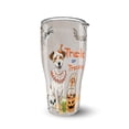 thumbnail image 1 of Trick or Treat Jack Russell Terrier Funny Mummy Cosplay Pumpkin Candy Basket 30oz Stainless Steel Tumbler Insulated Cup with Lid Parson Jack Dog Lover - 12016, 1 of 5