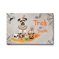 thumbnail image 1 of Trick or Treat Miniature Pinscher Funny Mummy Cosplay Pumpkin Candy Basket Horizontal Matte Canvas Poster Mini Pin Dog Lover Wall Art Home Decor - 12016, 1 of 5