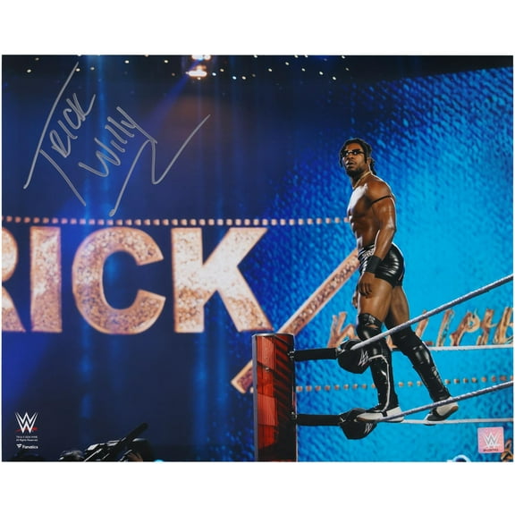 Trick Williams WWE Autographed 16" x 20" Standing On Ropes Photograph - Fanatics Authentic Certified