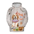thumbnail image 1 of Trick or Treat Beagle Funny Mummy Cosplay Pumpkin Candy Basket All Over Print 3D Hoodie Unisex Merch Hoodies Beagles Dog Lover Gifts Idea - 12016, 1 of 6