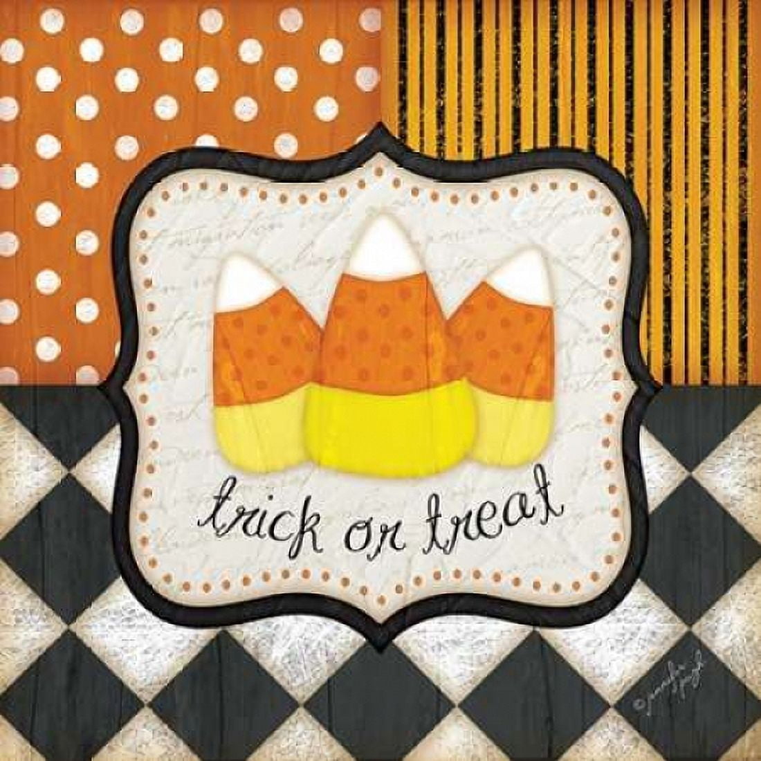 Trick or Treat Canvas Art - Jennifer Pugh (24 x 24)