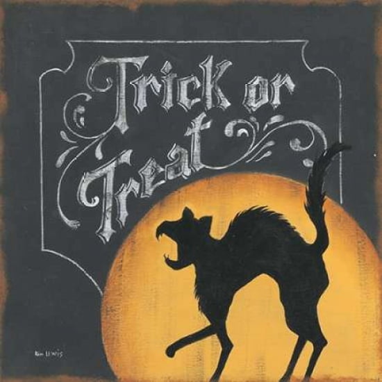 Trick or Treat Canvas Art - Kim Lewis (24 x 24)