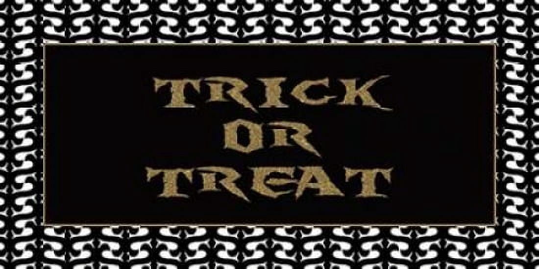 Trick or Treat Canvas Art - Linda Woods (24 x 48)