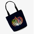 thumbnail image 1 of Trick or Treat Colorful Pumpkin Halloween Tote Bag, 1 of 2